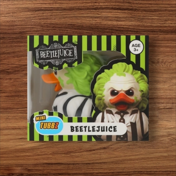 NIB Tubbz Mini Beetlejuice Rubber Duck - Picture 1 of 6
